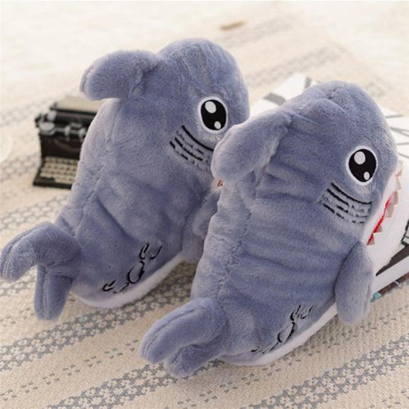 Shark Furry Slippers