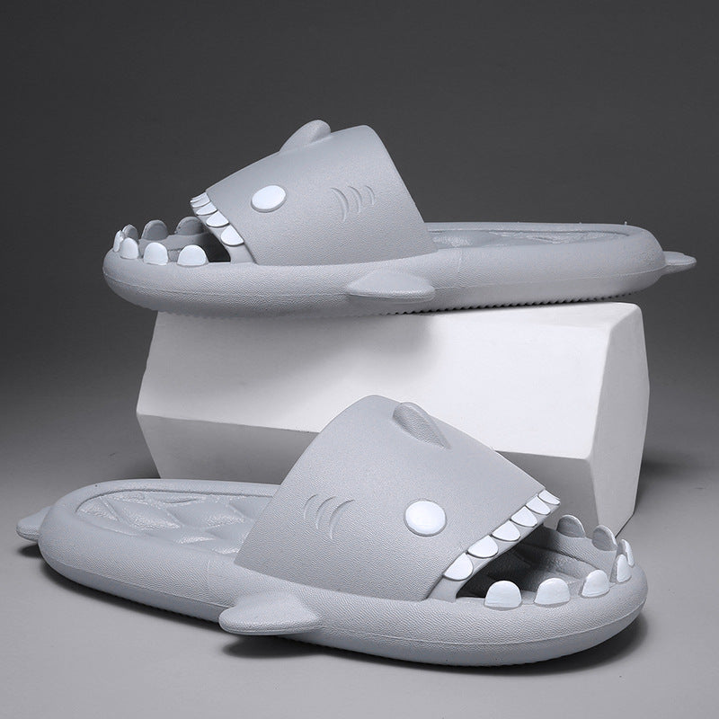 Home Slippers Cute Shark Couple Casual Large