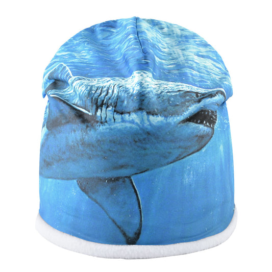 Casual Fashion Men's And Women's Shark Print Breathable Toe Cap